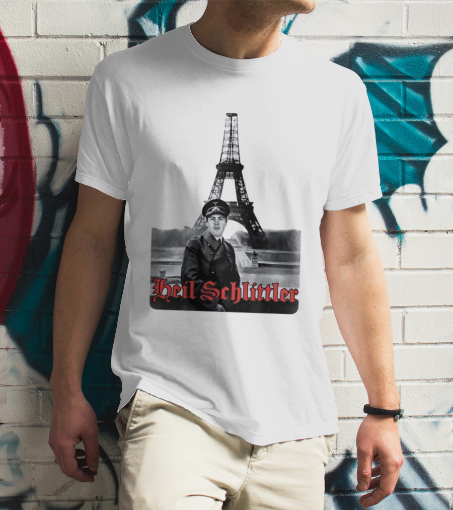 Adolf Hitler X Eiffel Tower Heil Schlittler T-Shirt