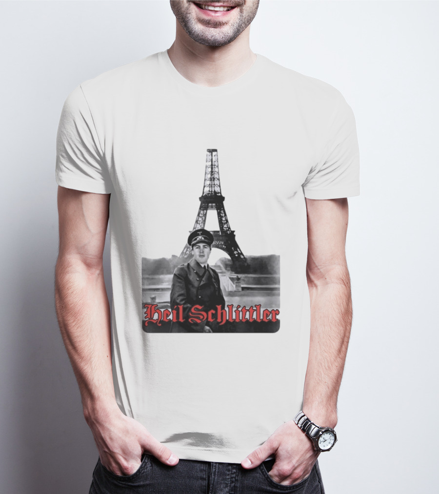 Adolf Hitler X Eiffel Tower Heil Schlittler T-Shirt