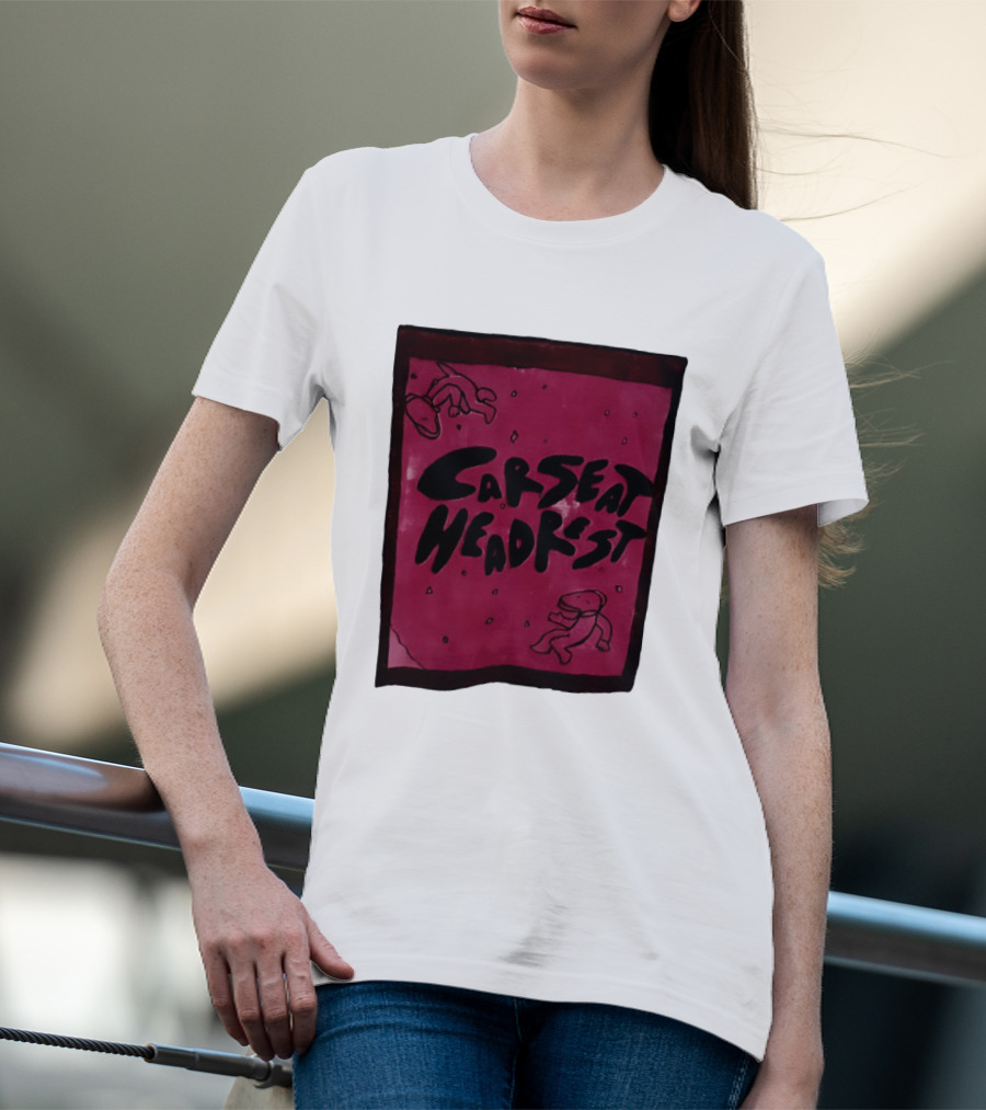 Car Seat Headrest Pink Alien T-Shirt