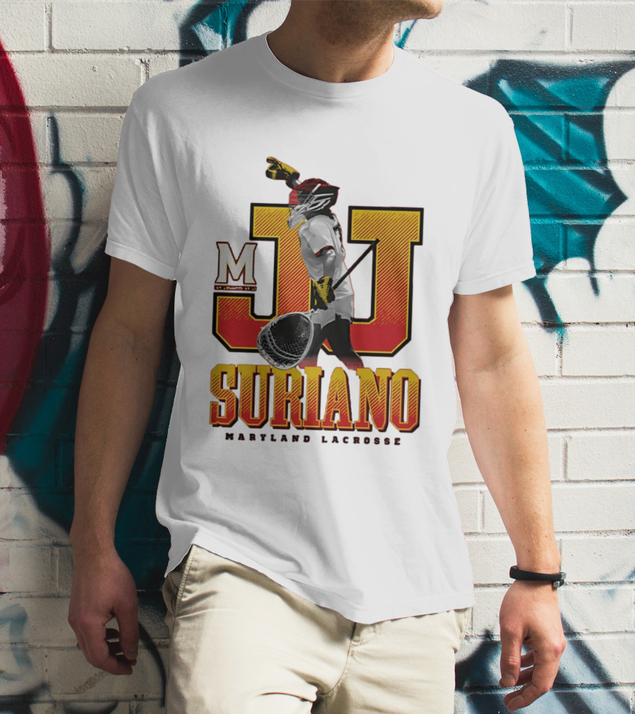 JJ Suriano Maryland Lacrosse M Sports Team T-Shirt