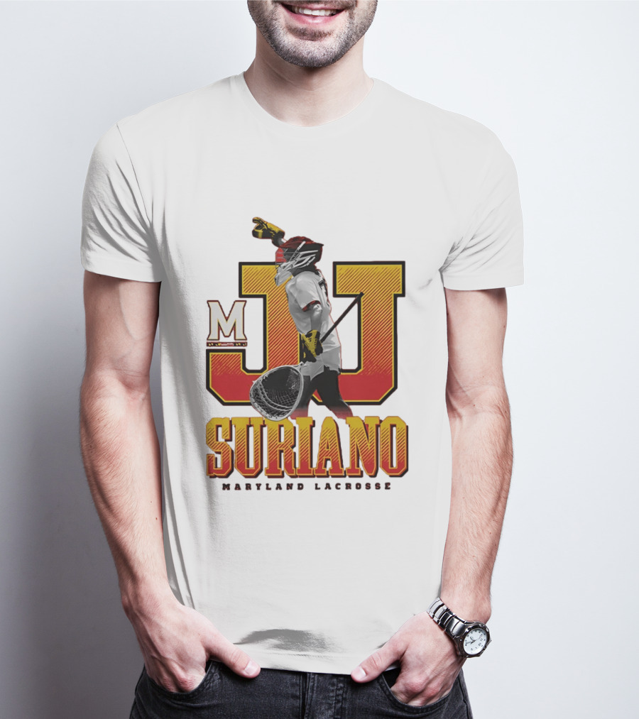 JJ Suriano Maryland Lacrosse M Sports Team T-Shirt