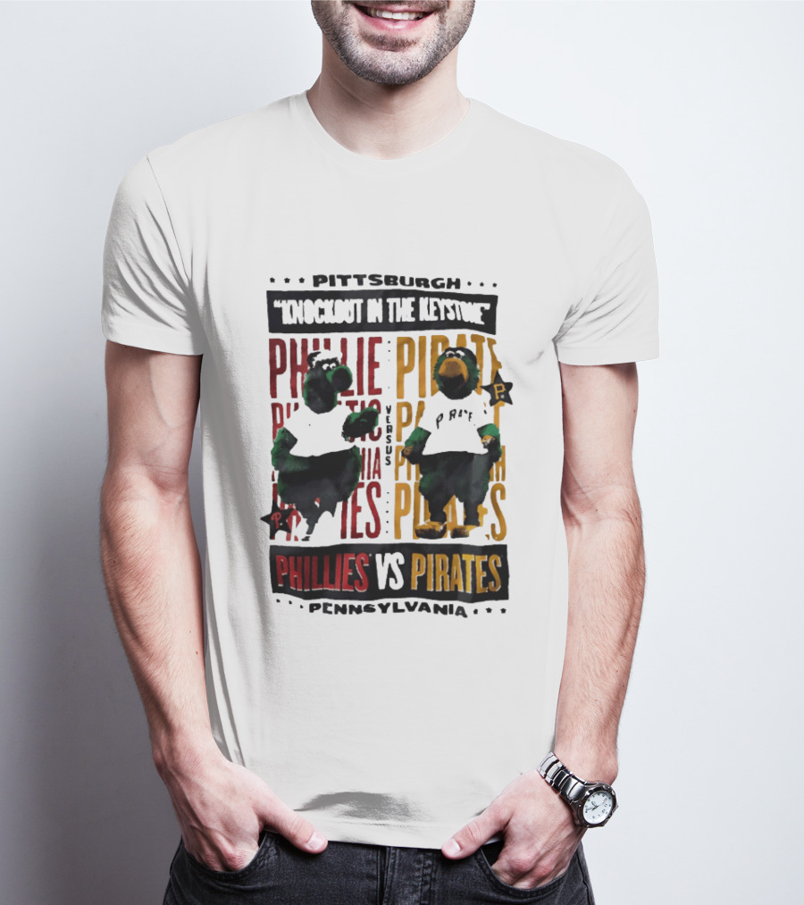 Pittsburgh Knockout In The Keystone Phillies Vs Pirates Pennsylvania T-Shirt