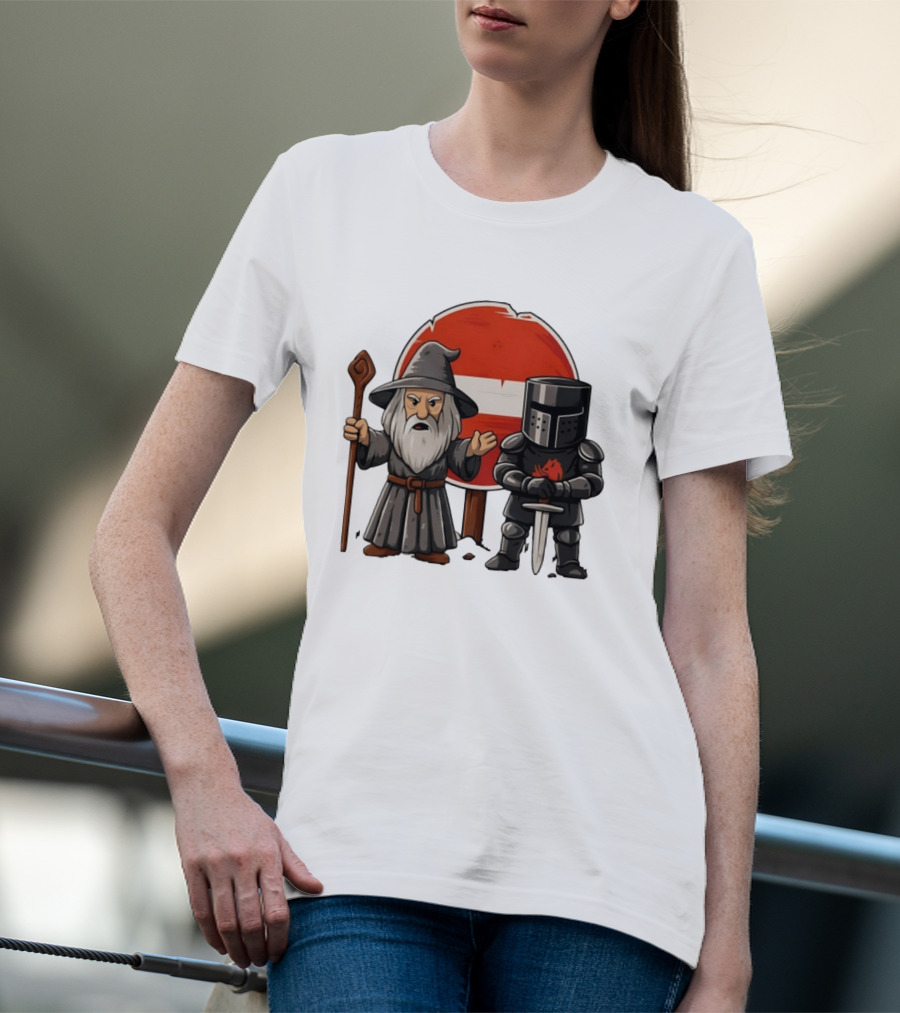 Gandalf Black Knight None Shall Pass T-Shirt