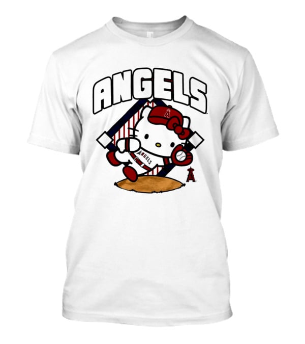 Hello Kitty Angels Baseball Los Angeles 2026 MLB T-Shirt