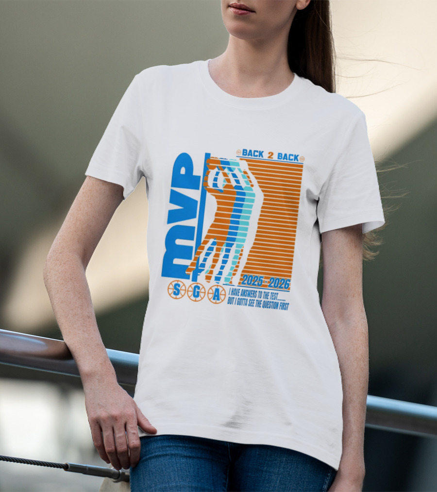 MVP Back 2 Back 2025 2026 SGA T-Shirt