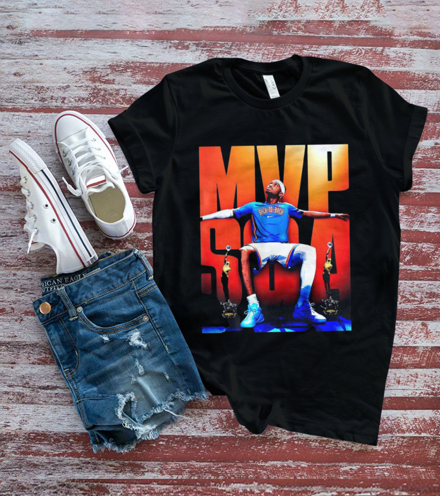 Back To Back MVP Shai Gilgeous Alexander 2026 SGA NBA T-Shirt