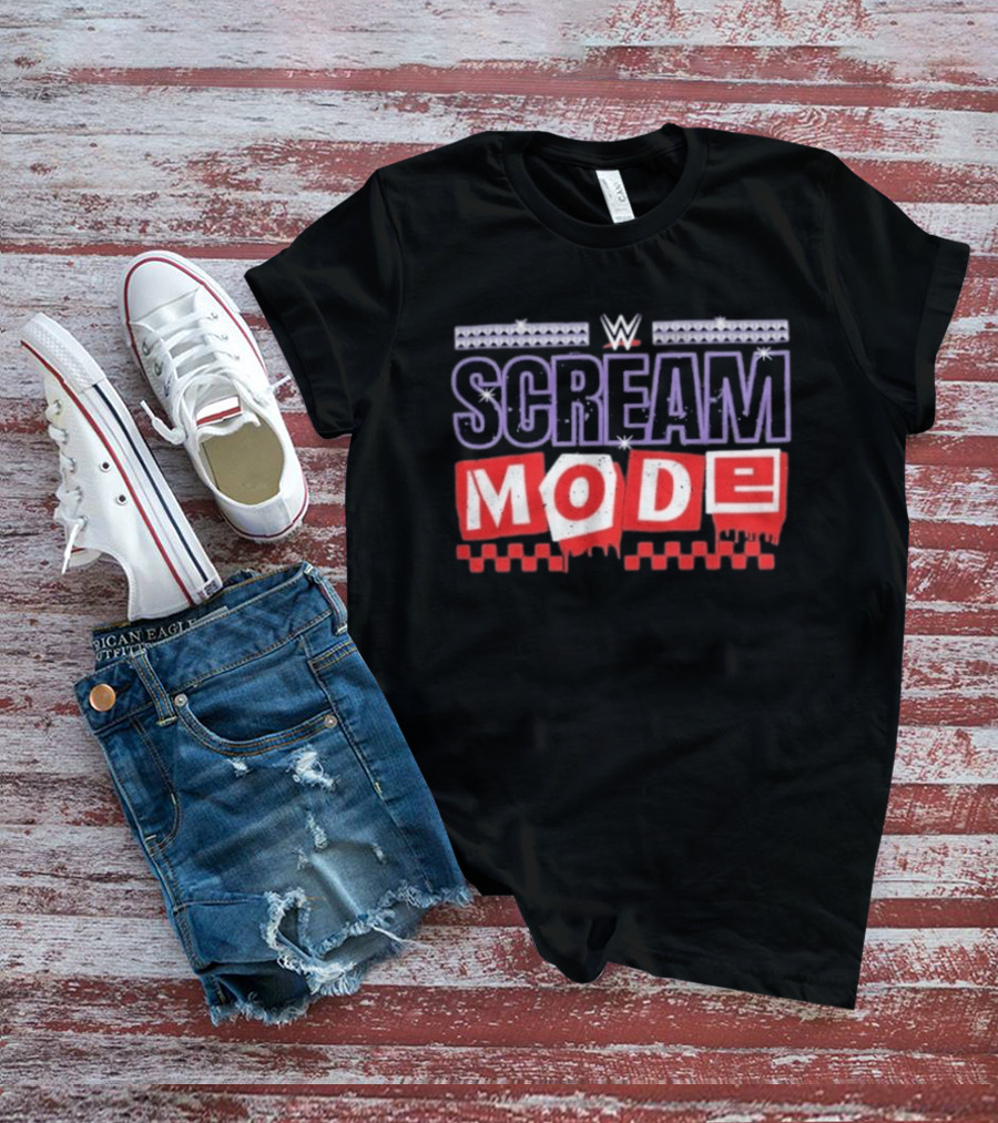 WWE Scream Mode Paige Brie Bella T-Shirt
