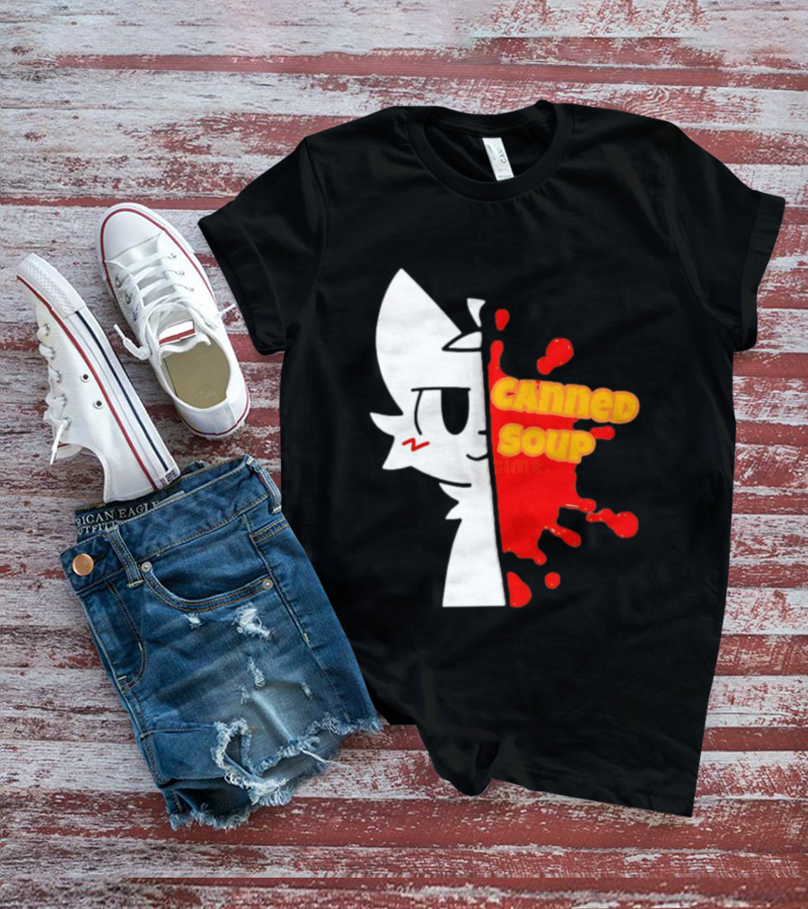 Boykisser Meme Canned Soup Splatter T-Shirt