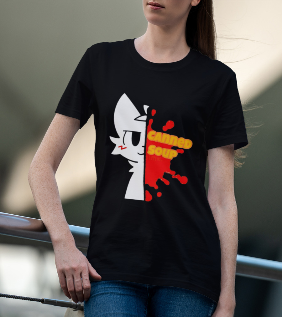 Boykisser Meme Canned Soup Splatter T-Shirt