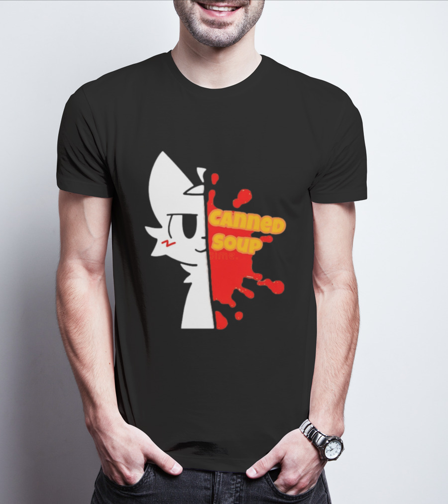 Boykisser Meme Canned Soup Splatter T-Shirt