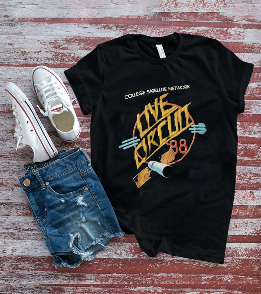 College Satellite Network Live Circuit 88 Vintage Space T-Shirt