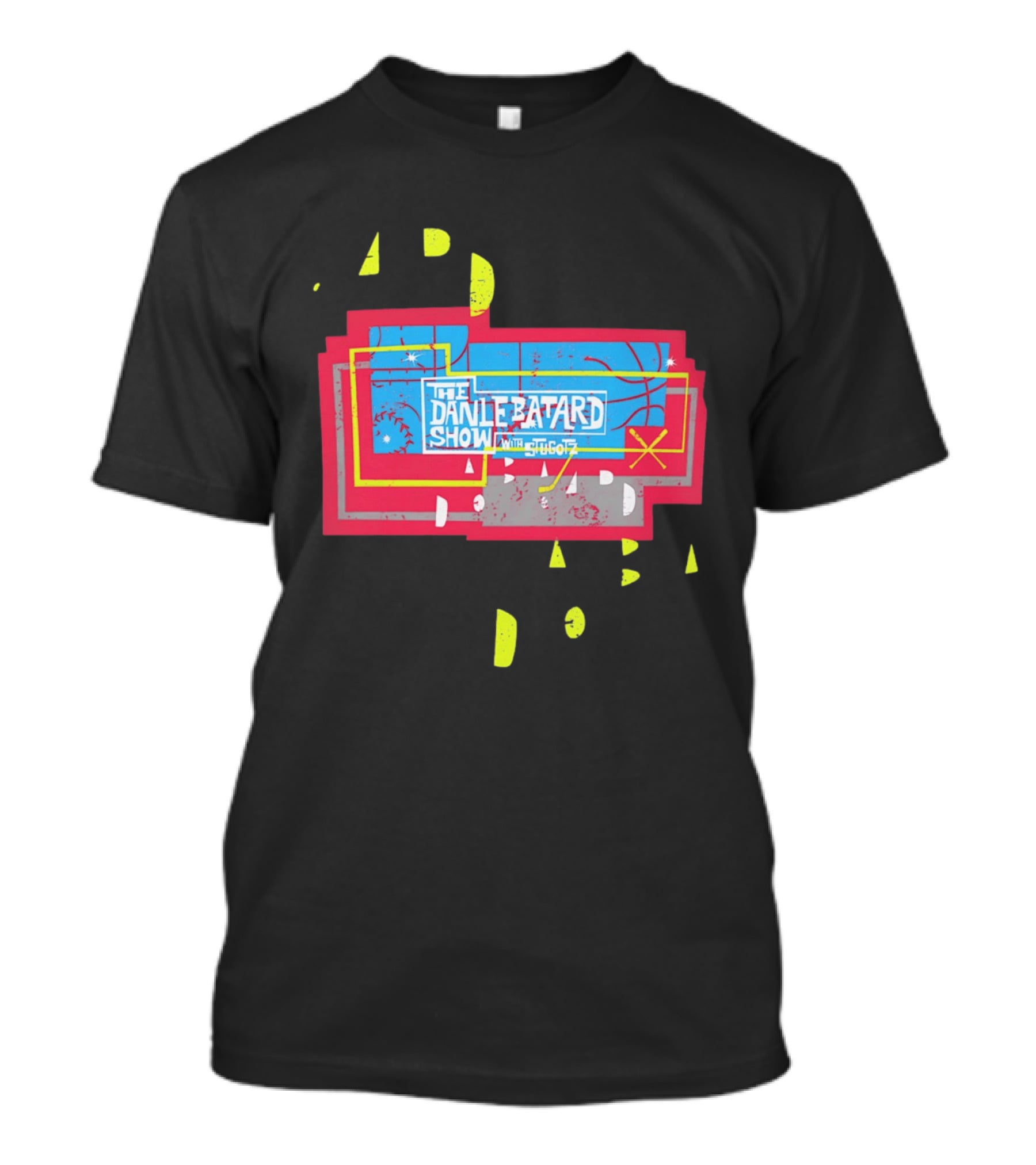 The Dan LeBatard Show With Stugotz Retro Sports Collage T-Shirt