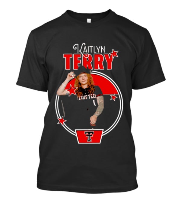 Kaitlyn Terry Texas Tech Red Raiders NCAA Stars T-Shirt