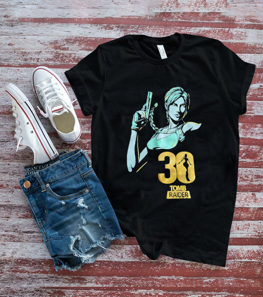 Lara Croft 30 Years Tomb Raider Anniversary T-Shirt