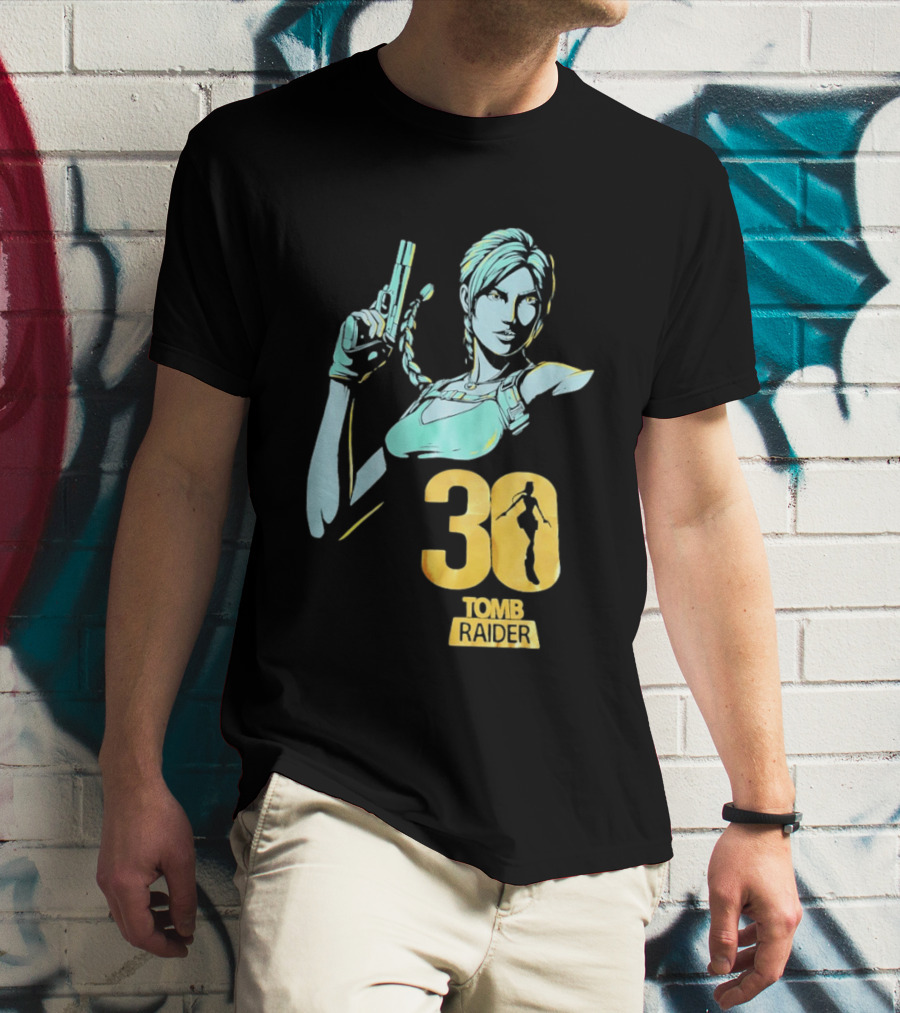 Lara Croft 30 Years Tomb Raider Anniversary T-Shirt