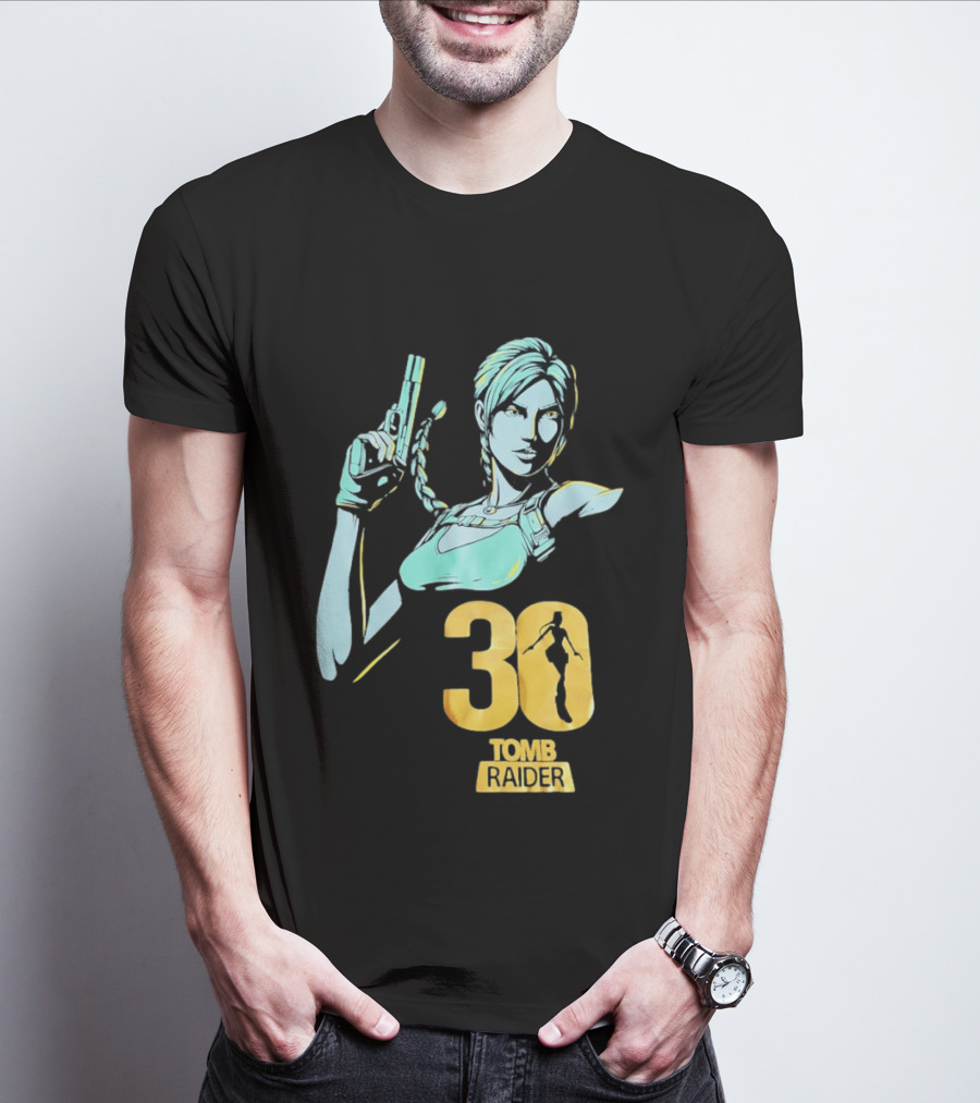 Lara Croft 30 Years Tomb Raider Anniversary T-Shirt