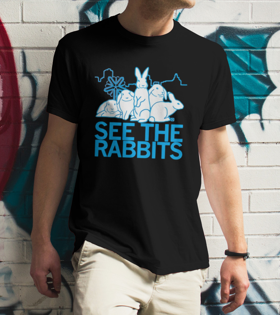 See The Rabbits Blue Bunny T-Shirt