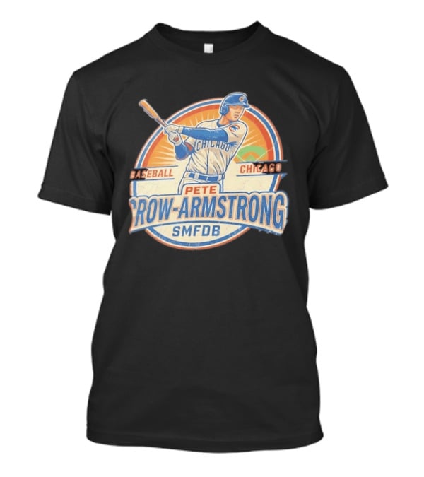 Pete Crow Armstrong Baseball Chicago Cubs SMFDB T-Shirt
