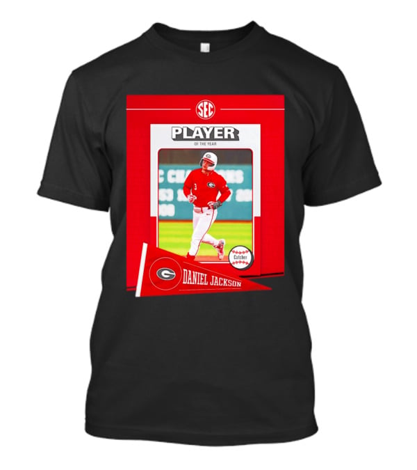 SEC Player Of The Year Daniel Jackson Catcher Georgia 2026 T-Shirt