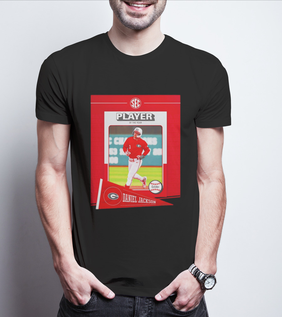 SEC Player Of The Year Daniel Jackson Catcher Georgia 2026 T-Shirt