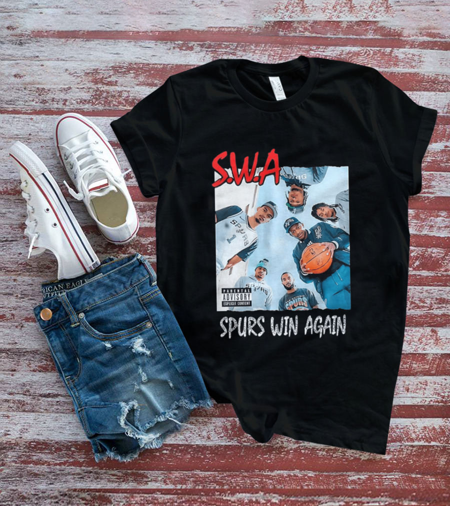 SWA Spurs Win Again San Antonio Spurs Straight Outta Compton T-Shirt