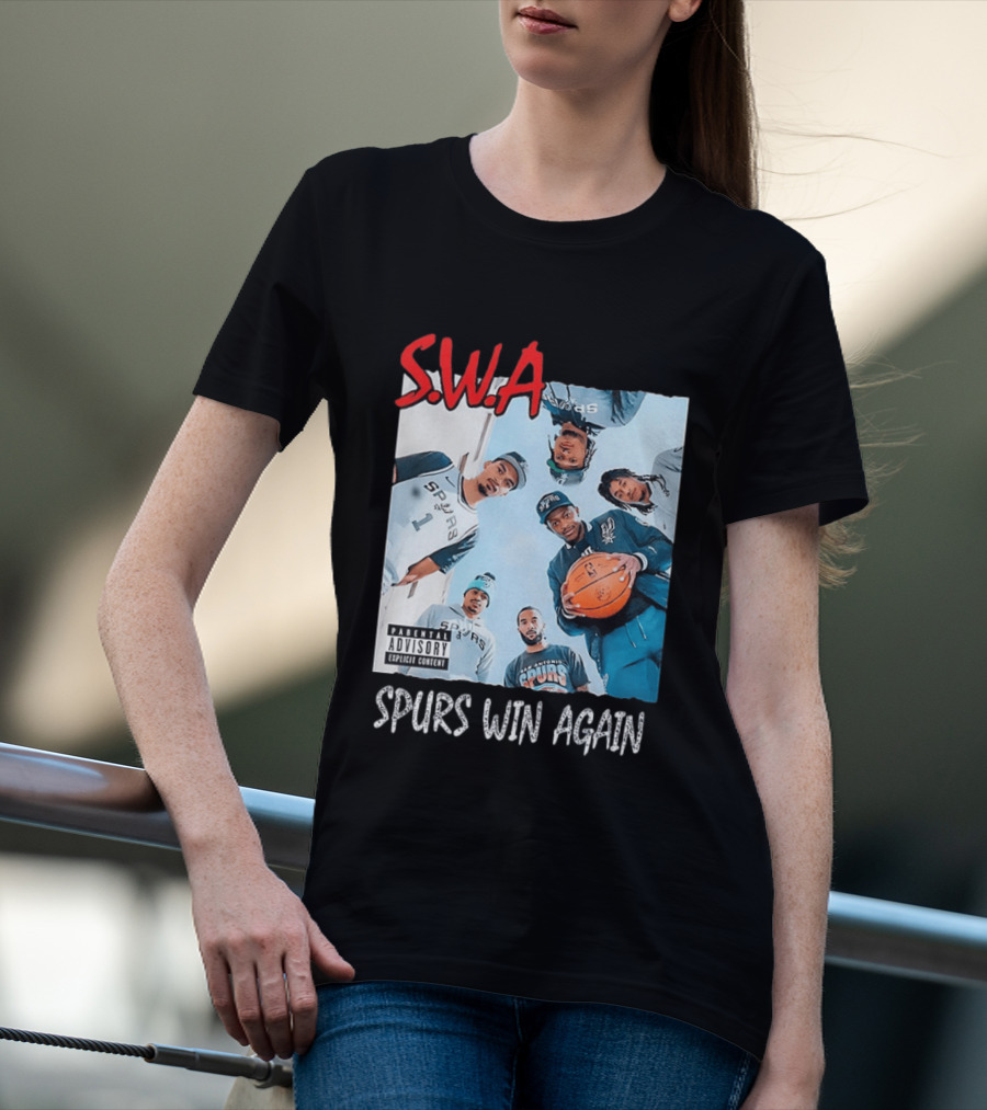 SWA Spurs Win Again San Antonio Spurs Straight Outta Compton T-Shirt