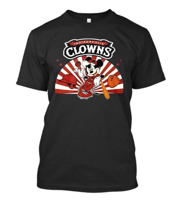 Indianapolis Clowns Mickey Mouse Baseball 2026 Vintage Style Sports Team T-Shirt