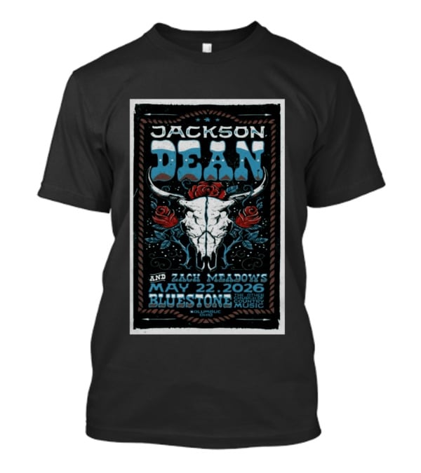 Jackson Dean And Zach Meadows Concert Columbus May 22 2026 Bluestone T-Shirt