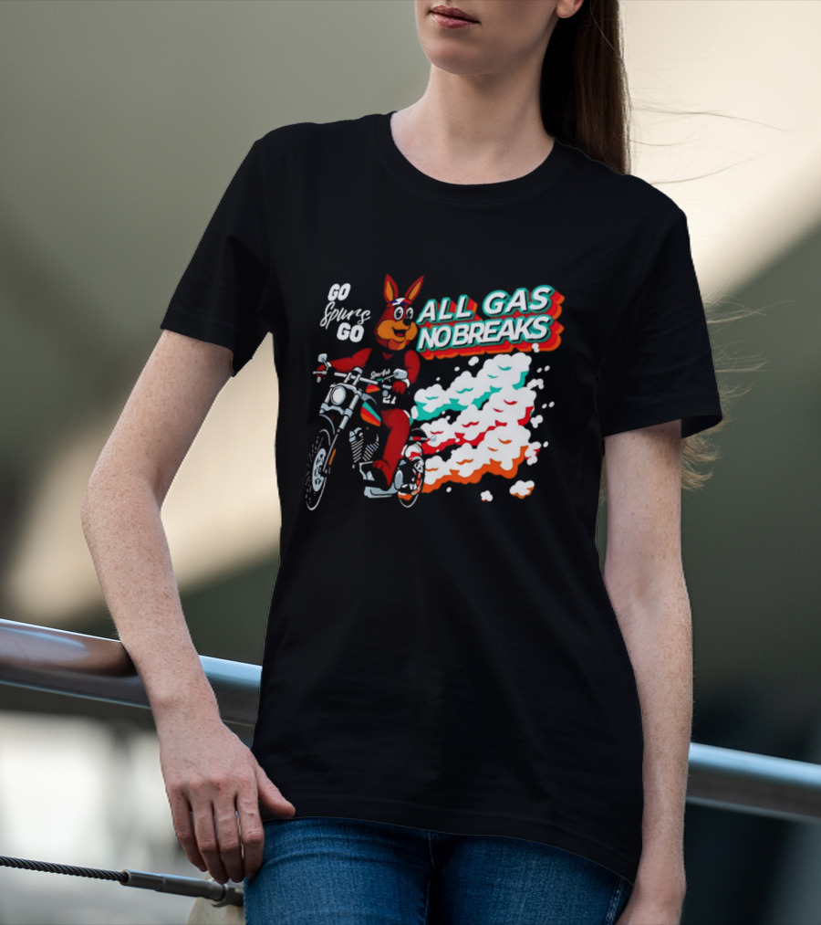 San Antonio Spurs Coyote Go Spurs Go All Gas No Breaks T-Shirt