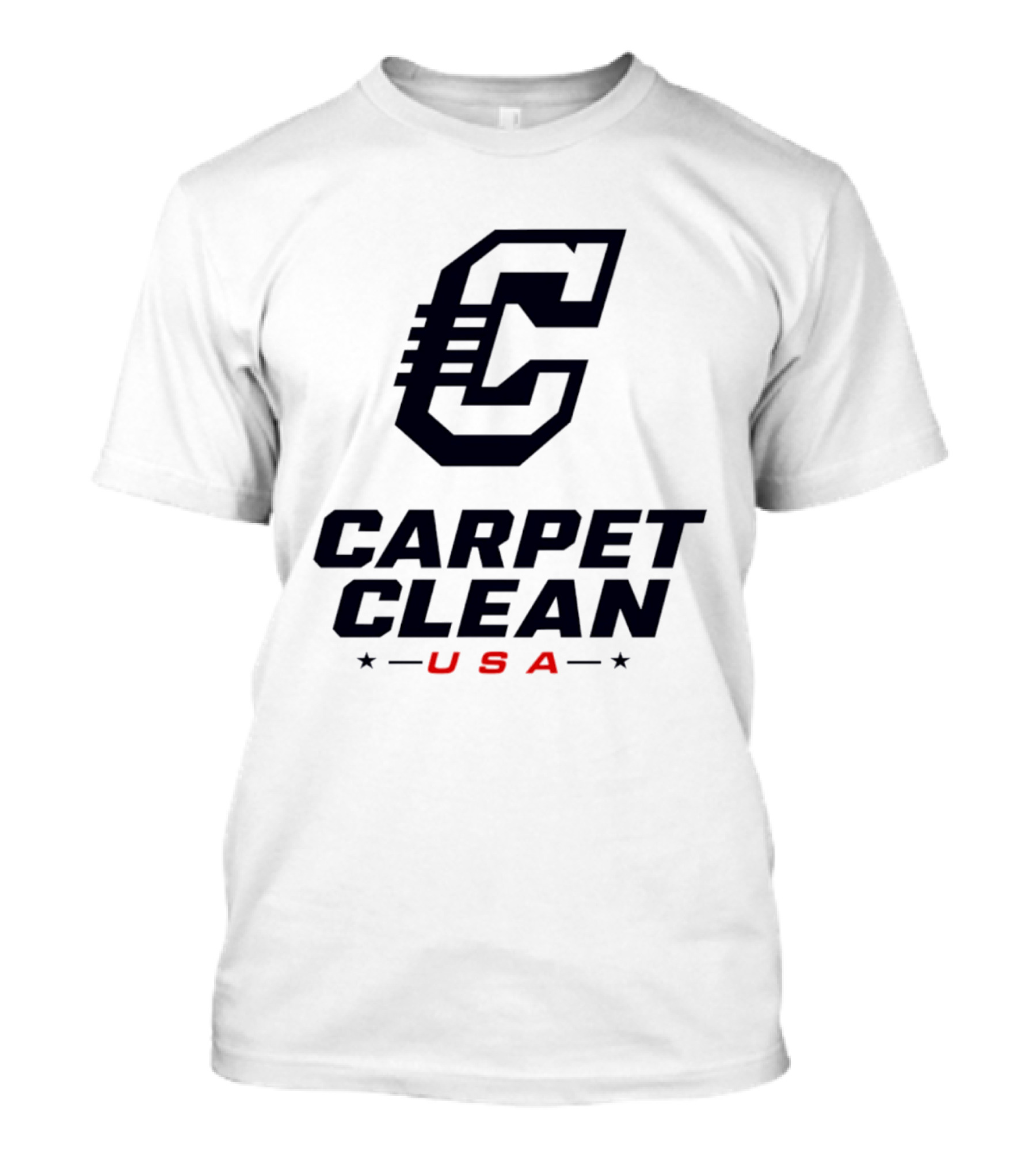 Carpet Clean USA C Logo Bold Lettering T-Shirt