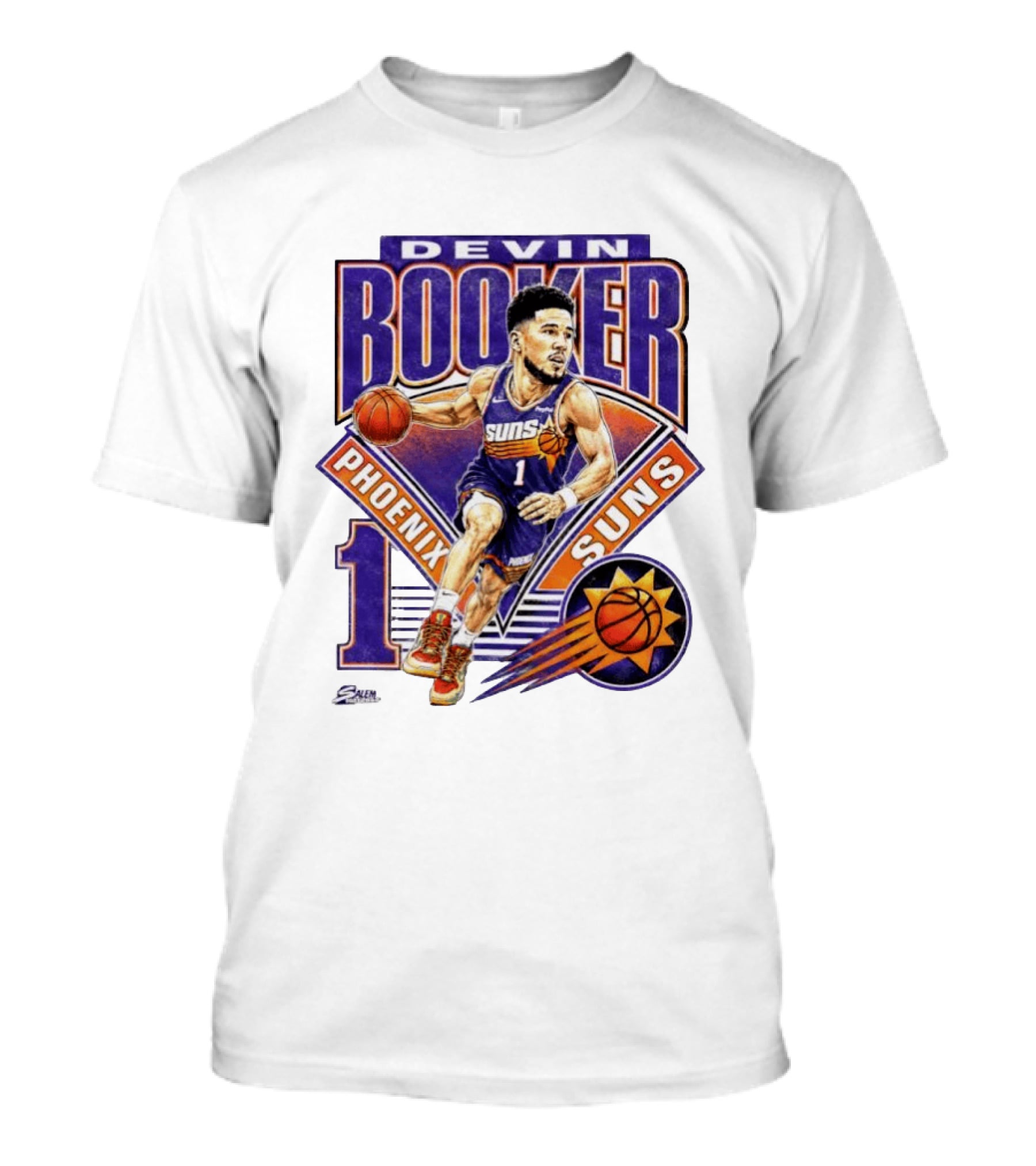 Devin Booker Phoenix Suns Basketball Number 1 Jersey T-Shirt