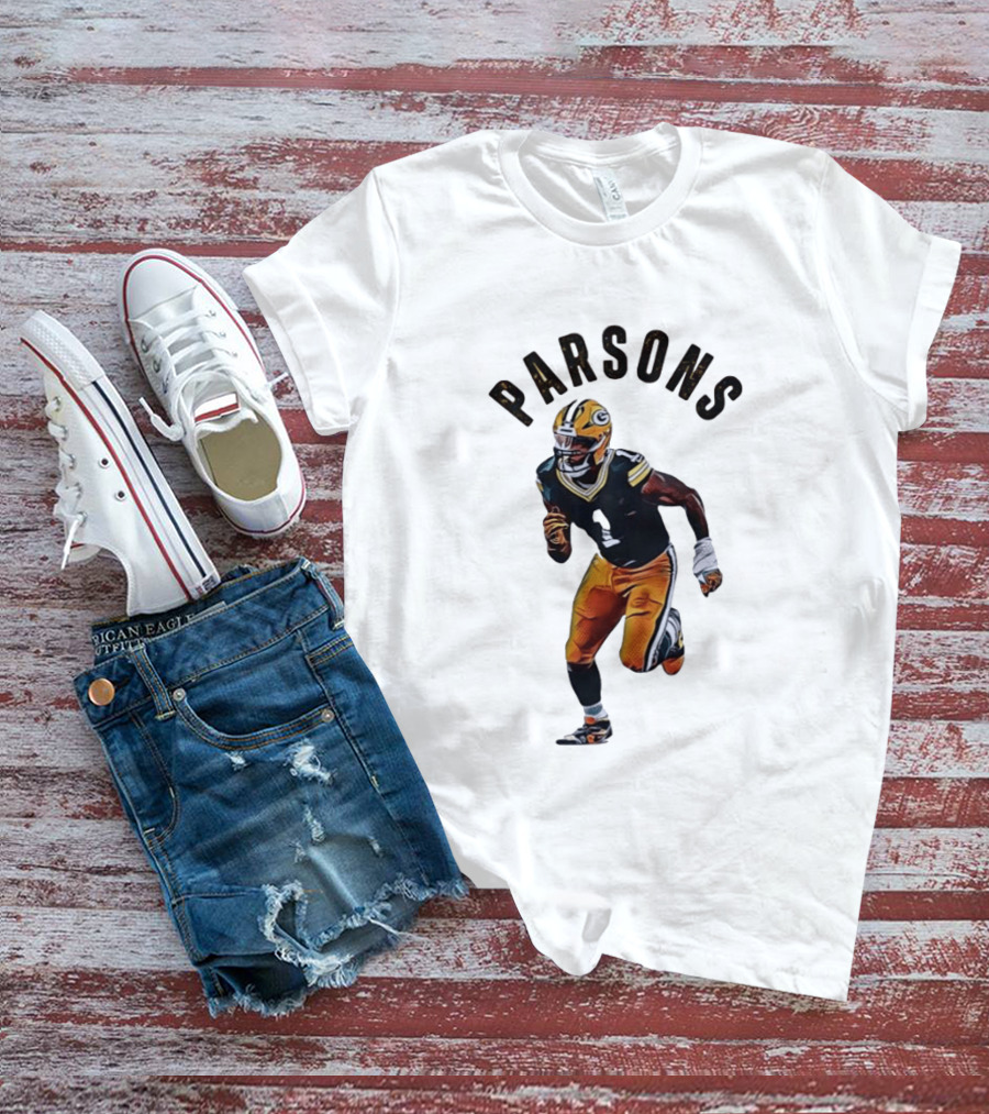 Parsons Green Bay Packers Number 1 Football Player T-Shirt