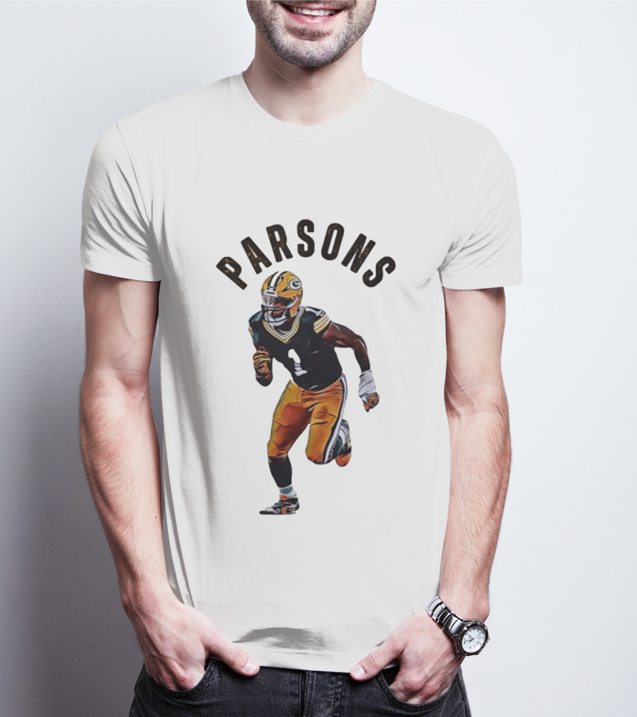 Parsons Green Bay Packers Number 1 Football Player T-Shirt