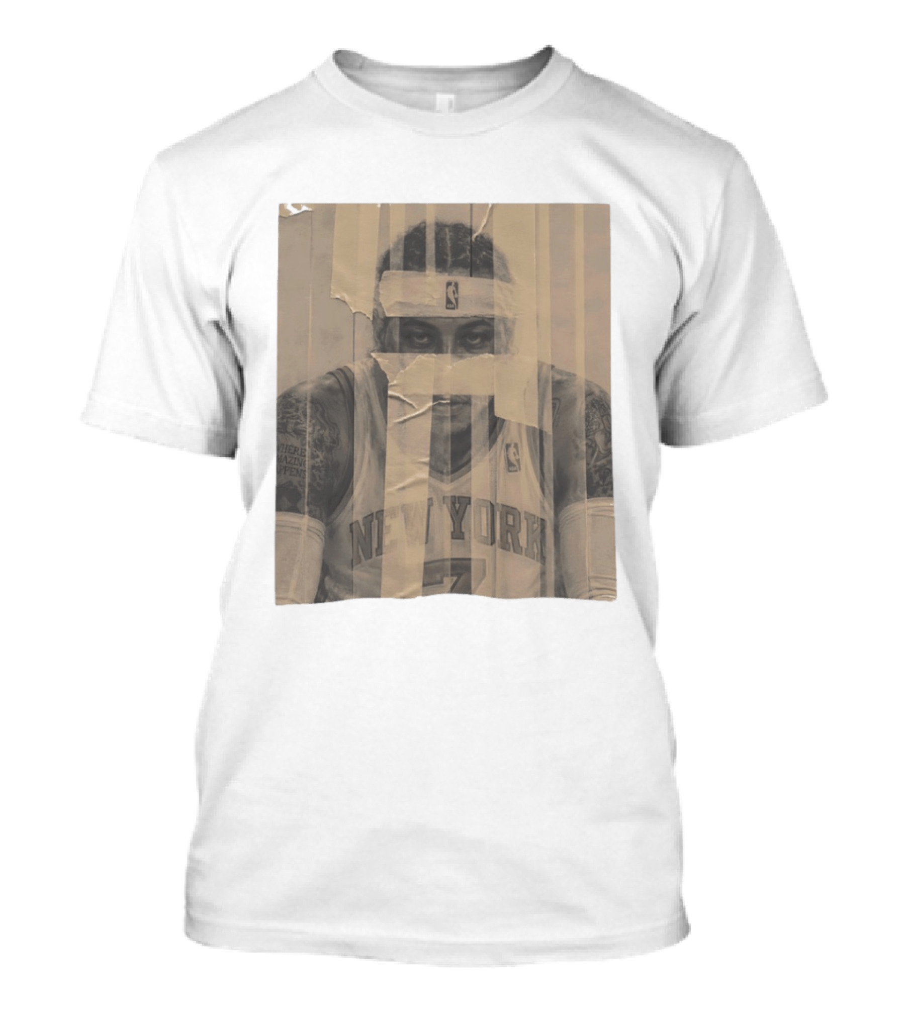 Carmelo Anthony New York Knicks Where Amazing Happens NBA 7 T-Shirt