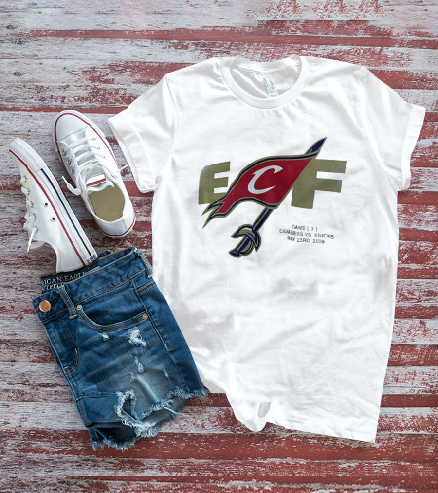 Cleveland Cavaliers ECF Game 3 Cavaliers Vs Knicks May 23rd 2026 T-Shirt