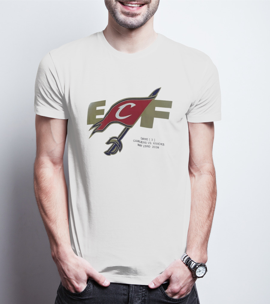 Cleveland Cavaliers ECF Game 3 Cavaliers Vs Knicks May 23rd 2026 T-Shirt