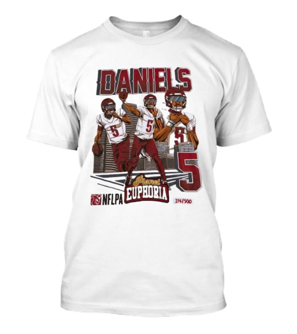 Daniels LSU Tigers Planet Euphoria NFLPA Limited Edition Number 5 T-Shirt