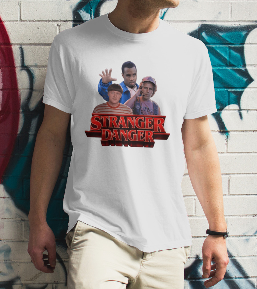 Stranger Danger Stranger Things Jeffrey Epstein Diddy T-Shirt