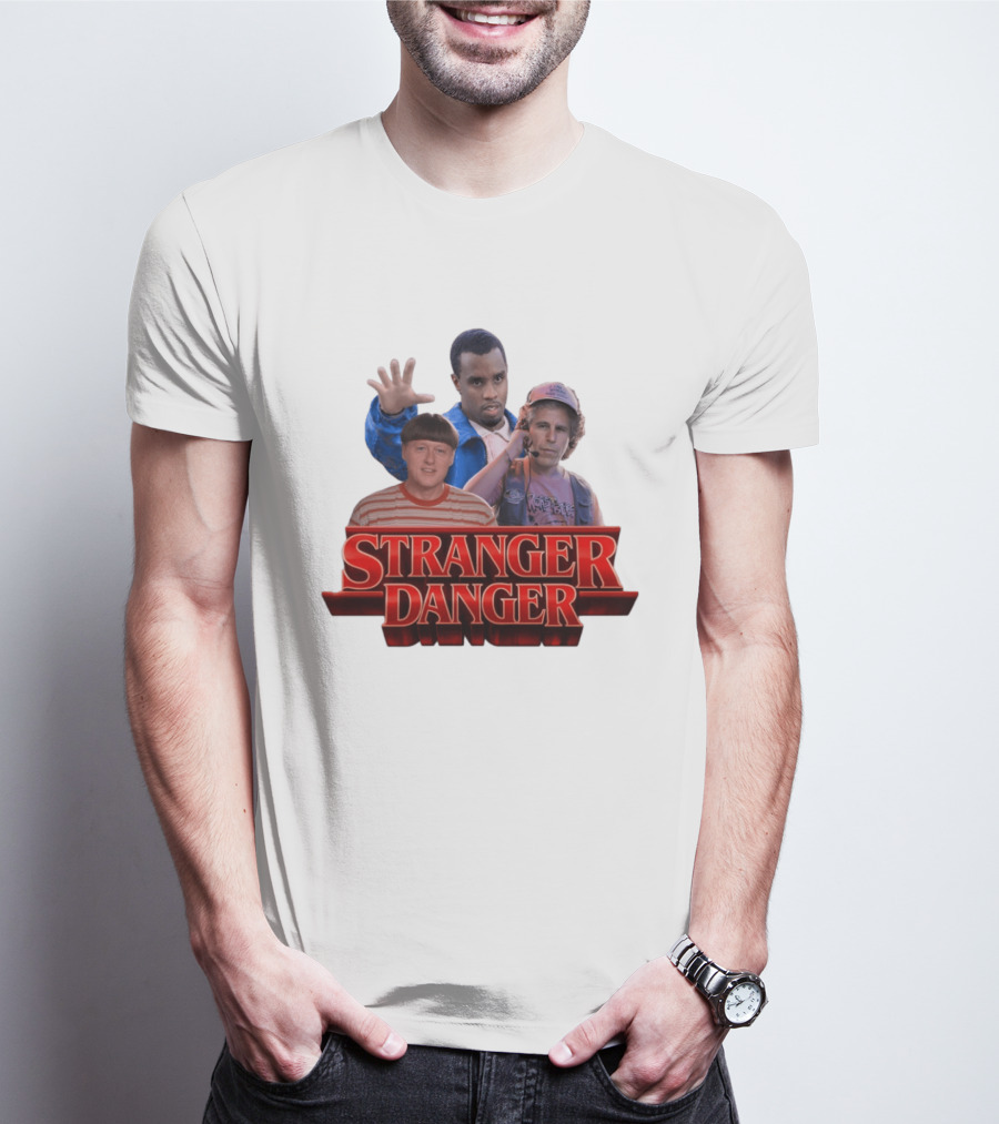 Stranger Danger Stranger Things Jeffrey Epstein Diddy T-Shirt
