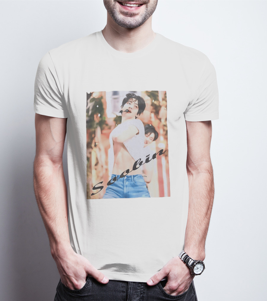 Soobin TXT Abs Performance Stage Fashion T-Shirt
