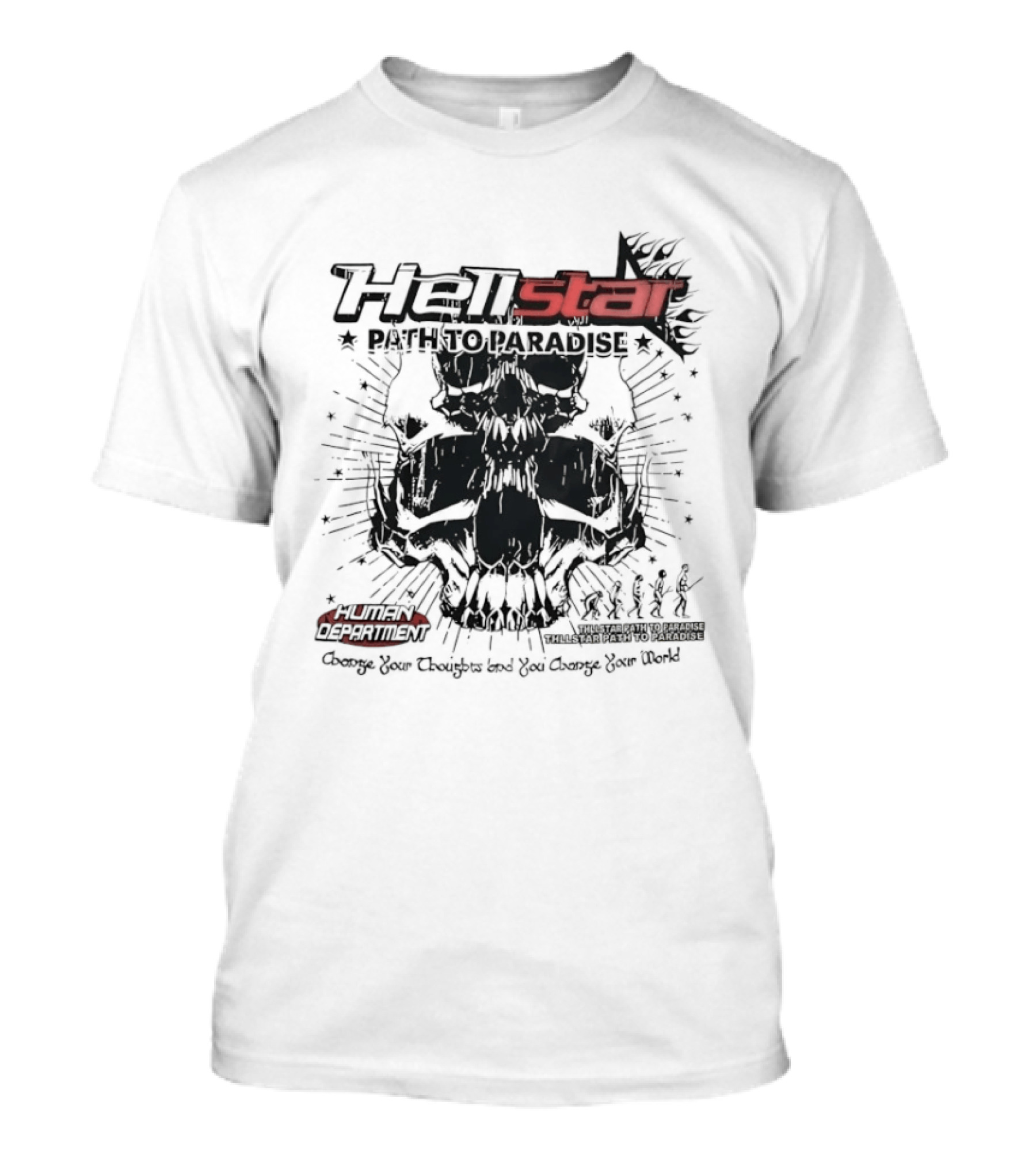 Hellstar Path To Paradise Skulls And Stars Power T-Shirt