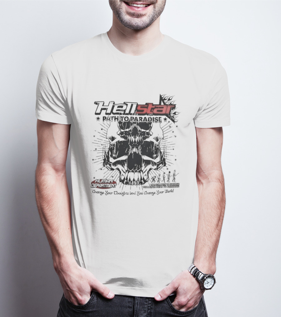 Hellstar Path To Paradise Skulls And Stars Power T-Shirt