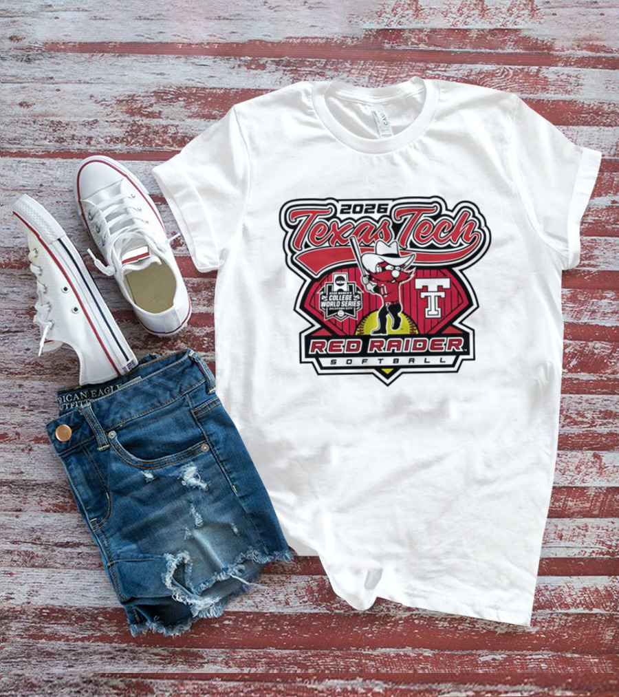 2026 Texas Tech Red Raider Softball WCWS Send It T-Shirt