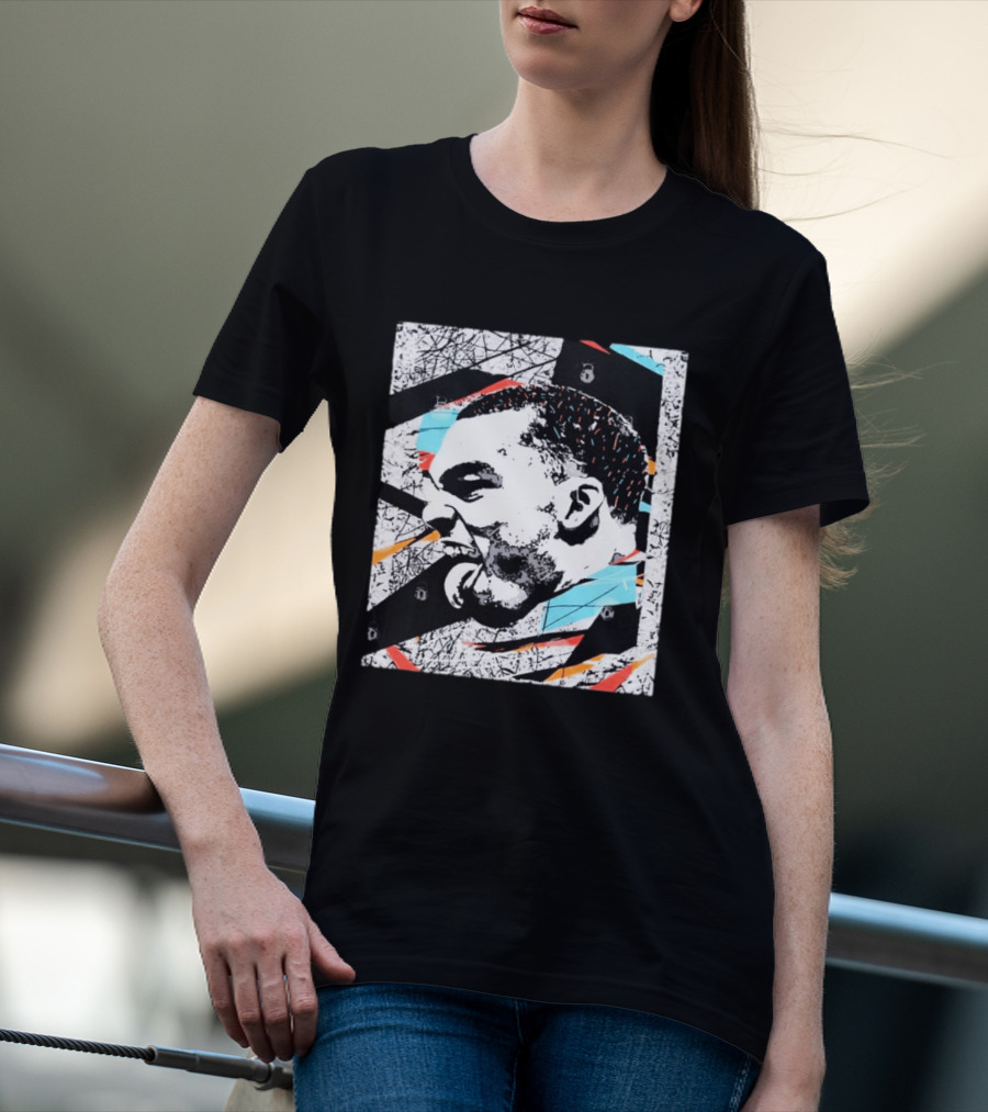 Michael Jordan Chicago Bulls Tongue Expression Urban Graffiti T-Shirt