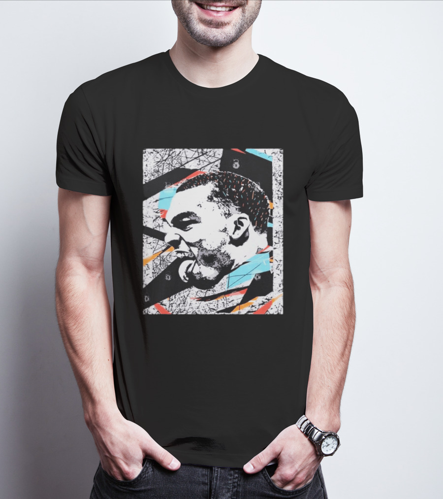 Michael Jordan Chicago Bulls Tongue Expression Urban Graffiti T-Shirt