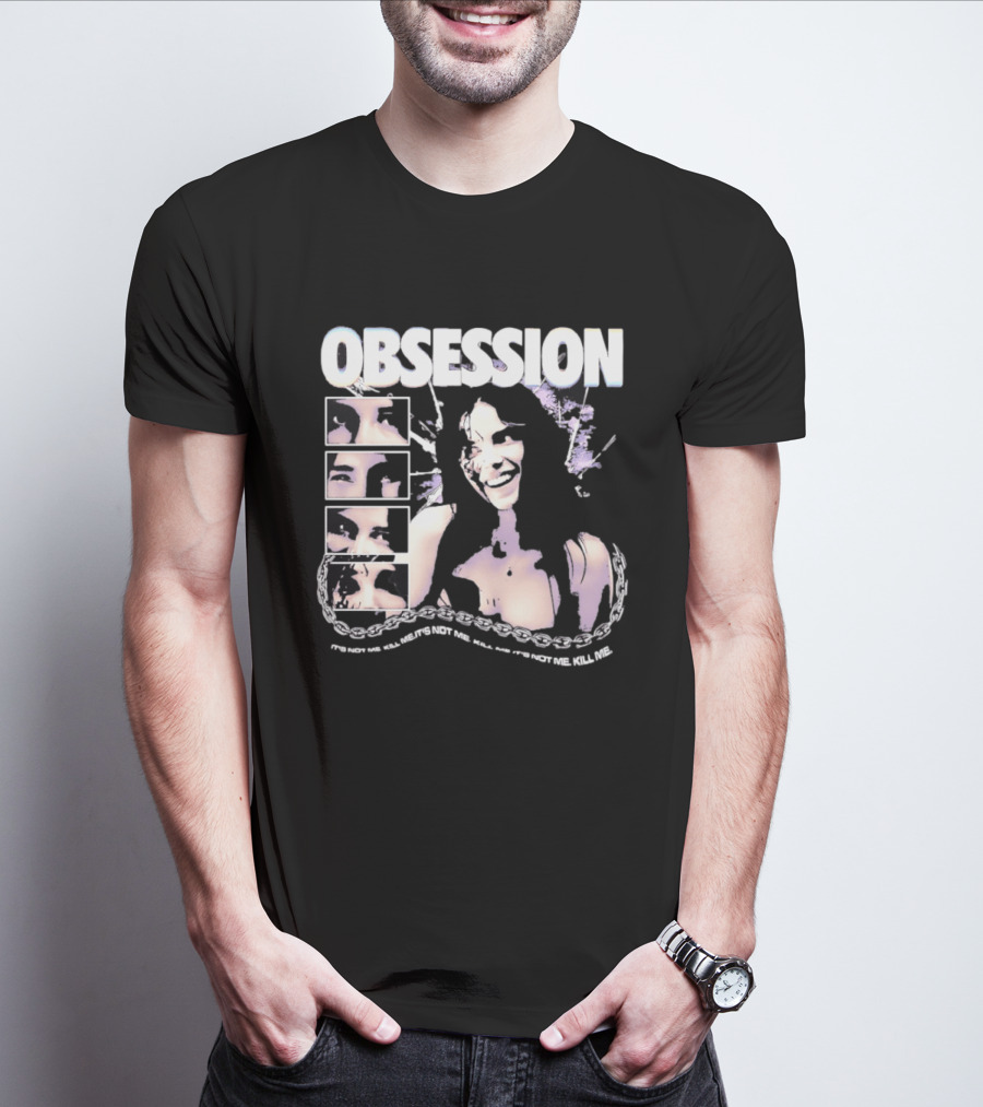 Obsession Horror It's Not Me Kill Me Chain T-Shirt