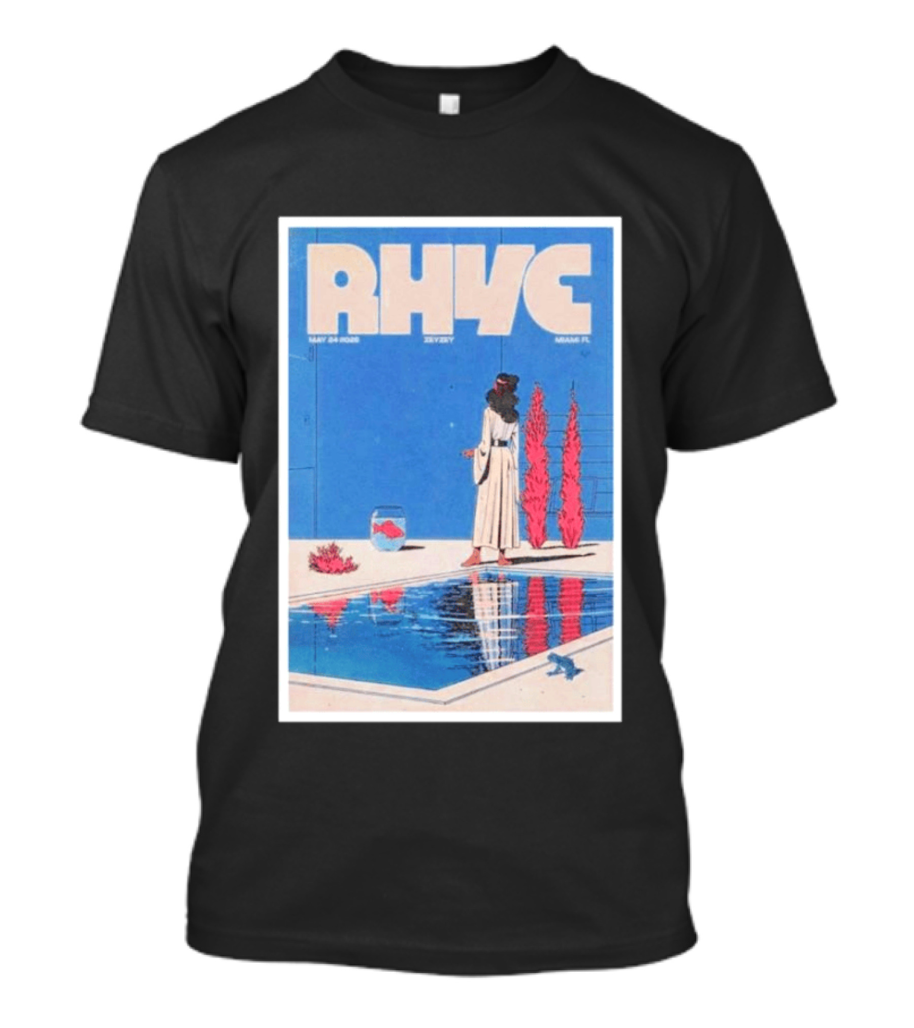 Rhye Zeyzey Poolside May 24 2026 Miami FL Retro Vibe T-Shirt