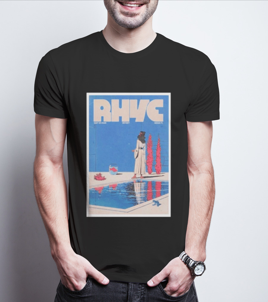 Rhye Zeyzey Poolside May 24 2026 Miami FL Retro Vibe T-Shirt