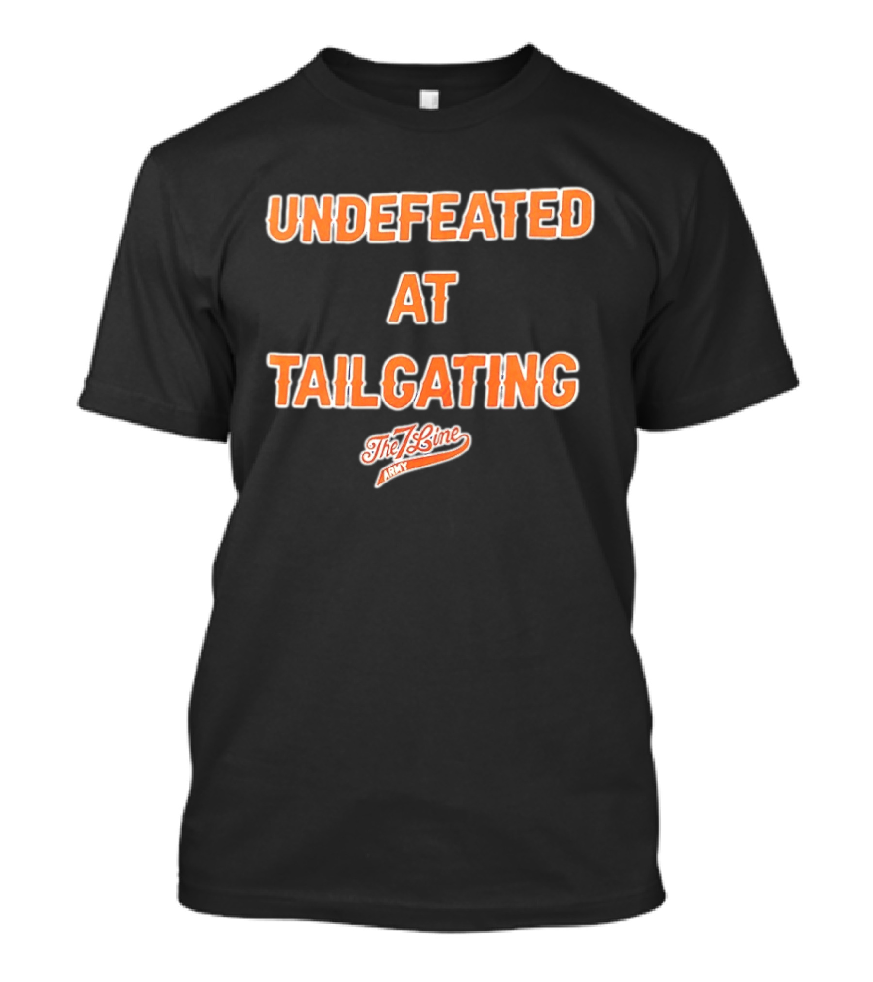 Undefeated At Tailgating The 7 Line Army New York Mets T-Shirt