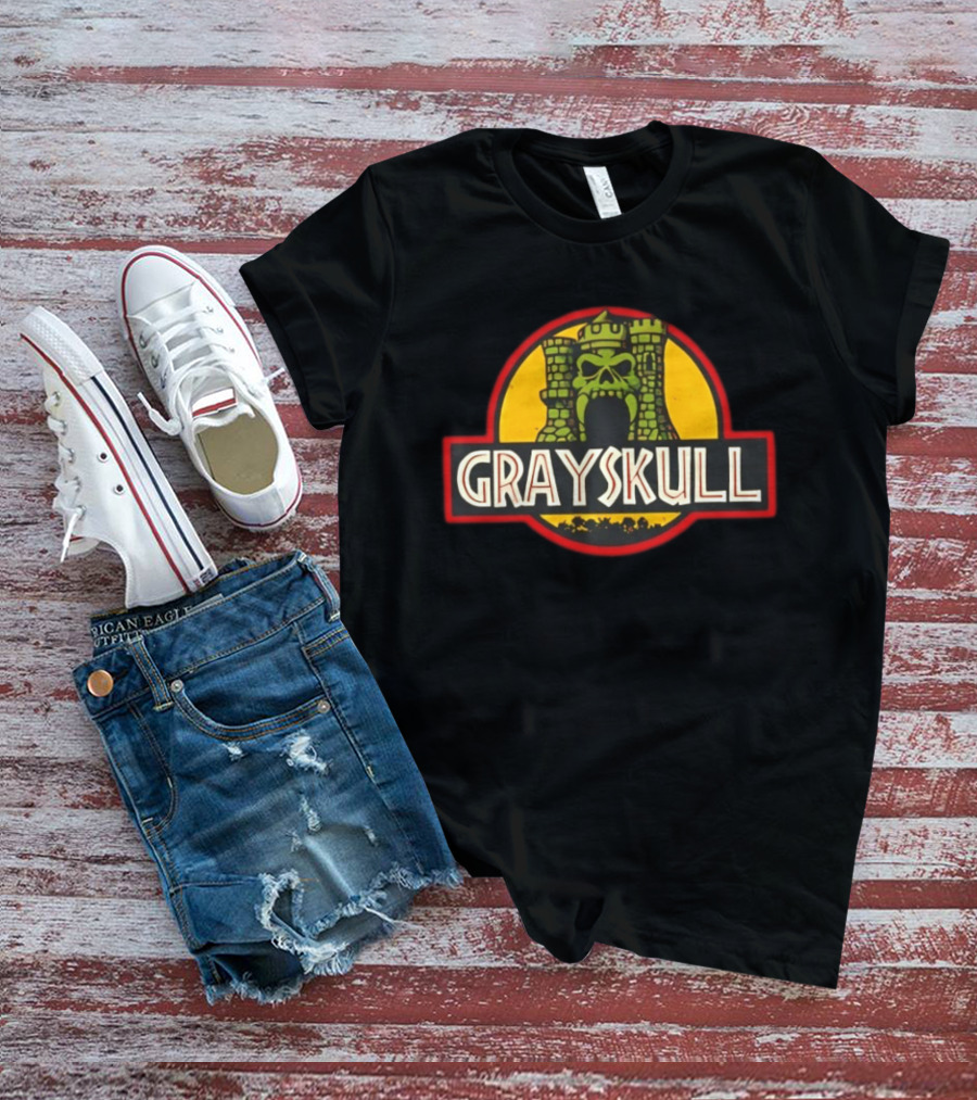 Grayskull Castle Masters Of The Universe Jurassic Park T-Shirt